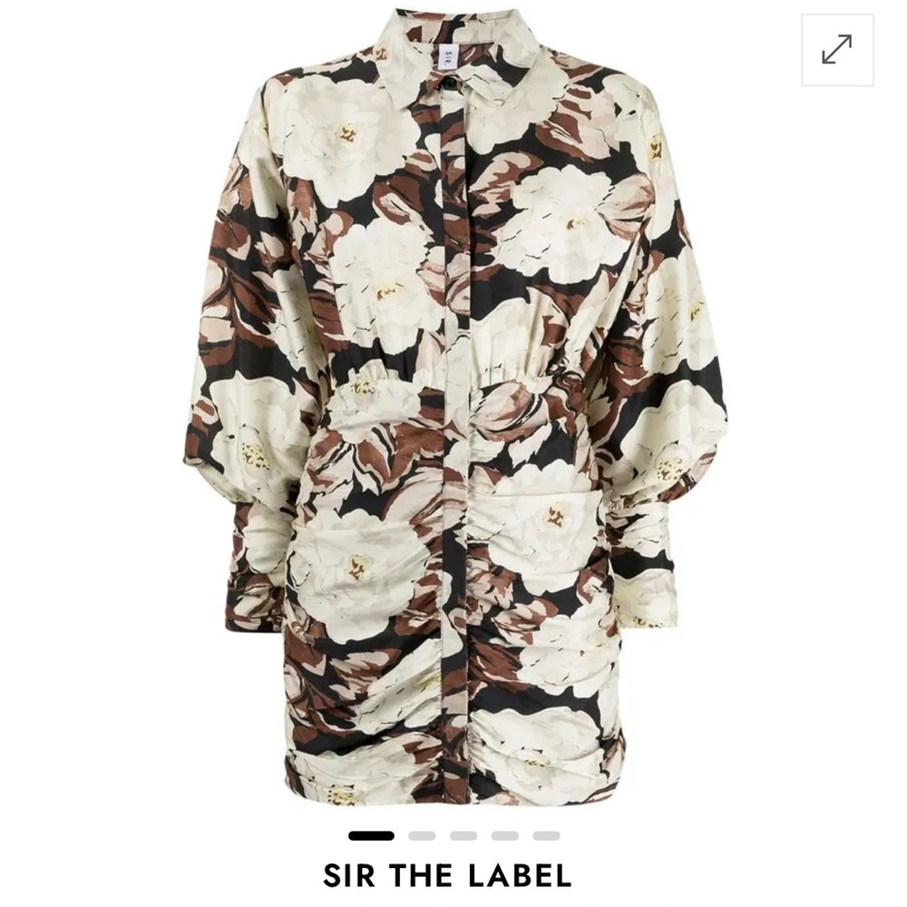 SIR The Label Floral-Print Shirtdress